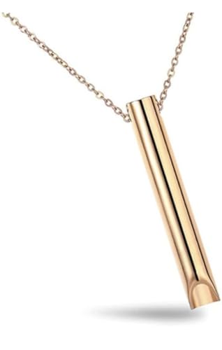 Calming Breathing Necklace With Chain,Anxiety Relief Tool