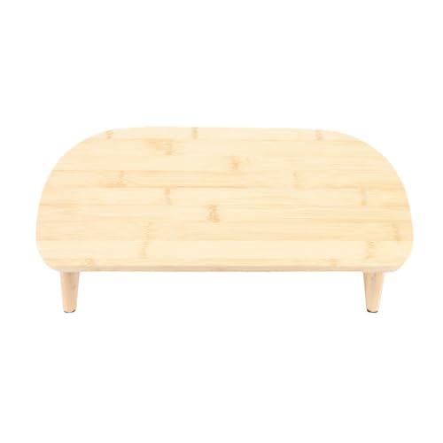 ZJchao Wooden Meditation Bench Detachable Ergonomic Kneeling Stool for Yoga and Meditation with Soft Cushion and Carry Bag Solid Wood Cotton Home Practice (Grey) - color: Grey