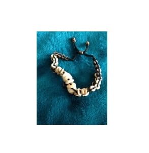 Wooden Beaded Bracelet Adjustable