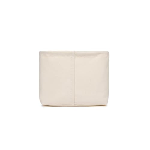 Foldable Storage Bins with Lids Cotton Canvas Rectangular Storage Box Ideal for Organization Lightweight and Durable (7.48 x 5.91 x 4.72) - size: 7.48 x 5.91 x 4.72"