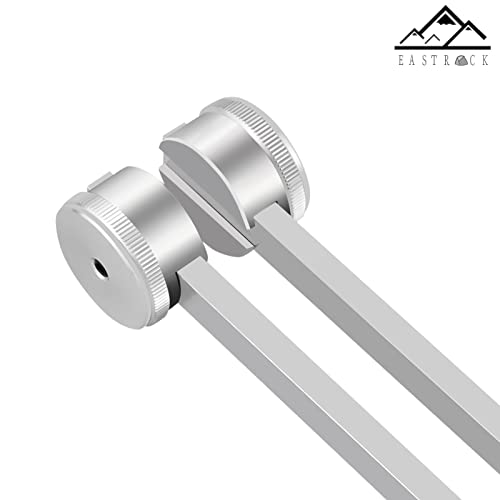 EastRock 128 Hz Tuning Fork with Silicone Hammer and Cleaning Cloth Instrument Teaching Medical Equipment Meditation Relaxation Sound Therapy Instrument - size: 128HZ