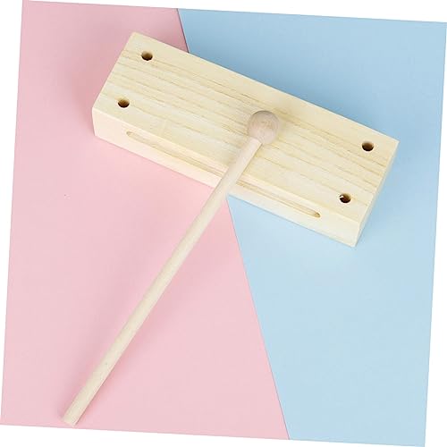 Vaguelly Traditional Music Rhythm Block Musical Toy Percussion Block Educational Boys and Girls Instrument Music Plaything for Boys and Girls