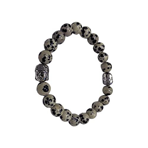VIE Buddha Bracelet - style: Dalmatian