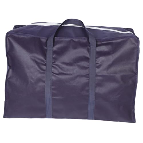 Totority 3pcs Luggage Storage Bag Large Capacity Non-Woven Organizer for Comforters Clothes Quilts and Bedding Travel-Friendly Strong Handles for Moving and Outdoor Camping Small