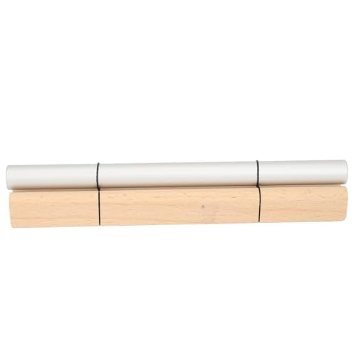 Single Tone Energy Chime for Mindfulness Meditation, Wooden Hand Chime with Mallet, Cherry Wood and Aluminum Alloy Healing Bell for Yoga Prayer Stress Relief (Sun) - size: Sun