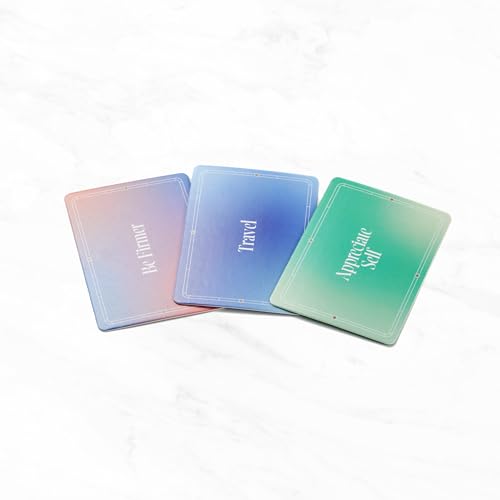 Myga Guidance Cards for Adults,120 Mindfulness Affirmation Cards for Women and Men with Daily Positive Quotes for Self Care,Relaxation,Motivation and Inspiration