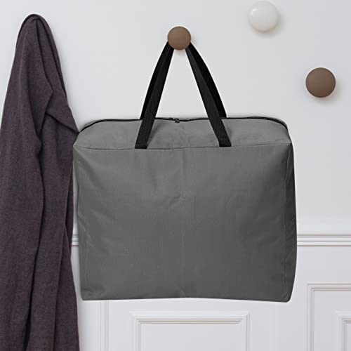 ProPik Holiday Ornaments Accessories Storage Bag Tear-proof Polyester Material 15” X 9.8” X 18.1” With Handles And Full Length Zipper (Gray) - color: Gray