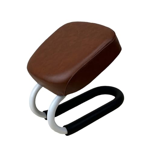 Colaxi Kneeling Meditation Stool Adjustable Birthday Gift Anti Slip Comfortable Seat Prayer Stool for Yoga Praying Home Women, Style A Brown