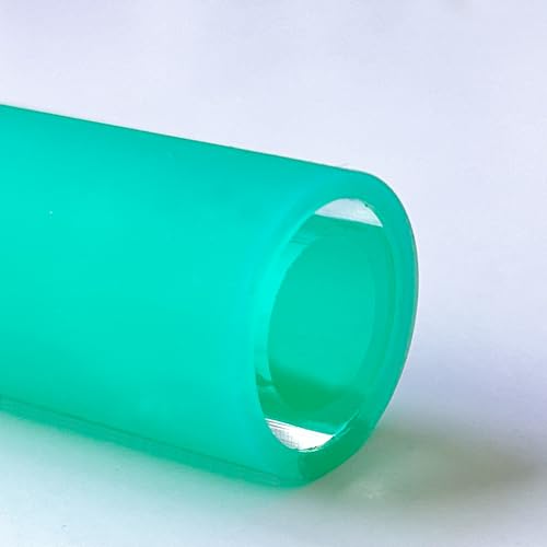 Singing Bowl Mallet Hollow Acrylic Silicone Rubber Striker Mallet for Playing Quartz Crystal Singing Bowls with Bundle Pocket(Green) - color: Green