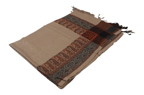 Handloom Wool Meditation Shawl, Oversized Wrap Throw, Gift for Men and Women - color: Ht-fine05