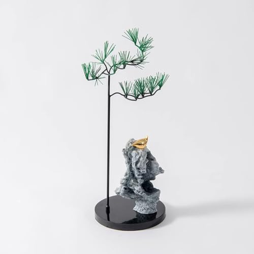 Home Decoration Desk Ornament Chinese Zen Stone Ornaments Men's Desk Decoration Study Shelf Tea Table Bookcase Decoration Statuette for Your Desk - Bookshelf - Dinning Tabl