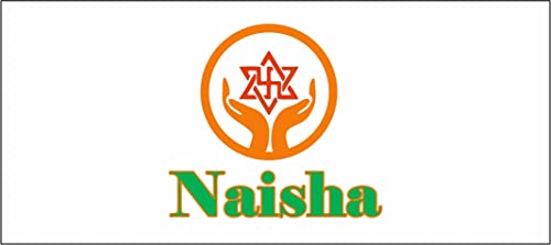 NAISHA Rudraksha Mala 108+1 Beads Necklace, Seed Bead Natural Himalaya 5 face Panch Mukhi Rudraksha Seed, Prayer Beads, Wrist Mala Wrap, Jaap Mala, Bracelet Bead Size 7 mm (1 Pack)…