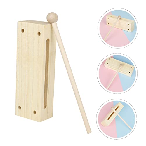Rhythm Block Boys and Girls Musical Toy Dual-tone Drum for Boys and Girls Music Teaching Supply