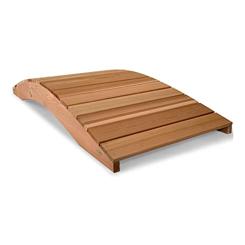 All Things Cedar FB96 Garden Bridge | 8-Ft Durable Outdoor Wooden Bridge for Garden, Backyards & Streams | Easy Assembly & Sustainably Sourced Cedar Wood | 94x35x12 - size: 8-Ft Bridge