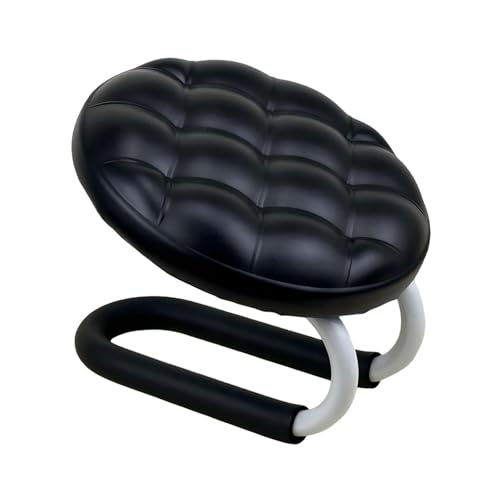 Kneeling Meditation Stool, Prayer Bench Gift Portable Kneeling Bench, Lightweight Meditation Bench Seat for Studio, Praying, Black - color: Black(round)