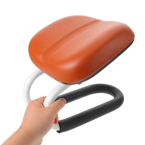 Meditation Bench: Kneeling Chair with Non-Slip Base - Soft PU Leather Stool - Adjustable Height Cushion for Prayer Home Studio Portable