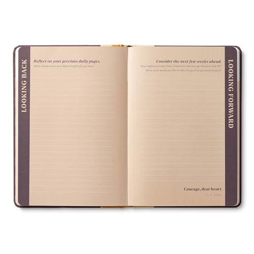 Compendium – Confidence Every Day Guided Journal: A Daily Practice for Strength and Courage – A 5-Minute a Day Personal Growth Notebook – An Inspiring Daily Journal for Forming New Habits - color: Confidence Plum