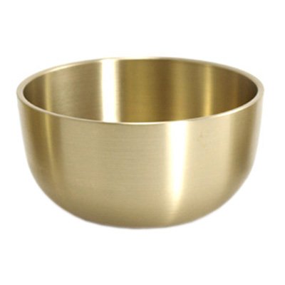 Japanese 3.5"D Meditation Buddhist Butsudan Brass Bowl Bell/Made in Japan