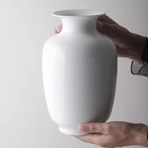 Vase Simple Zen Ceramic Table Flower Ornaments Living Room Arrangement Decorations(D) - size: D