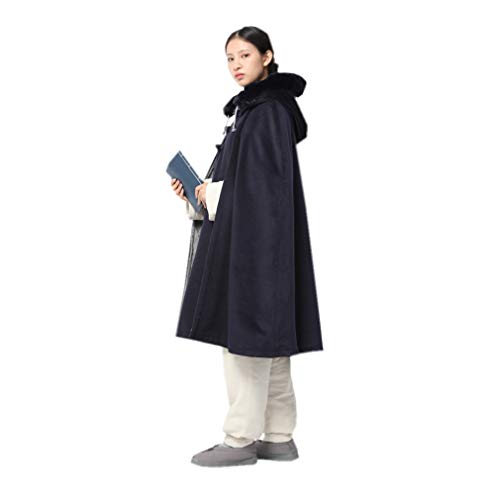 DGXIN Winter Velvet Zen Practice Meditation Cloak 100cm - color: Blue