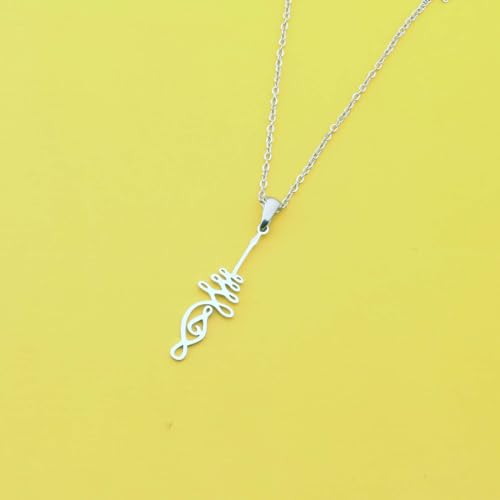Unalome Flower Necklace Spiritual Symbol Pendant Necklace Meditation Jewelry - style: spiritual necklace