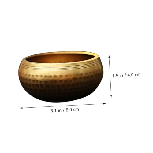 Beaupretty Tibetan Singing Bowl Set Meditation Sound Bowl with Striker and Cushion for Healing Yoga Mindfulness Relaxation Spiritual Gifts for Meditation Lovers