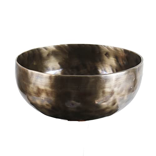 ESK 7 inch Tibetan Singing Bowl set ,Meditation, zen decor, Spiritual and Body Healing and Energy Cleansing ,Handmade, Comes w/ silk cushions, sticks and Flag