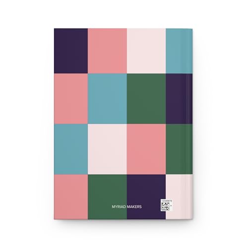 Hardcover Gratitude Journal | Matte Geometric Notebook C