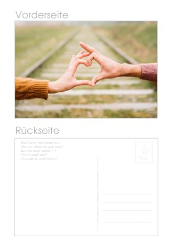 Edition Seidel Set of 50 Premium Postcards Motivational Cards Communication Training Conversation Game Coaching Tools Cards Landscapes Nature Feeling Cards Self-Mindfulness Sayings