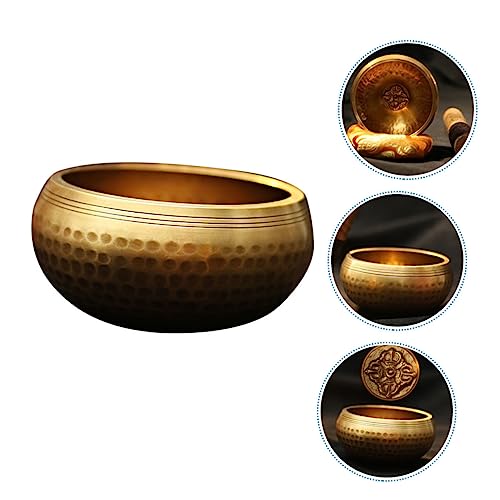 SUPVOX 1 Set Handmade Meditation Sound Bowl Set with Silk Box for Yoga and Home Use Complete Accessories for Healing and Mindfulness Practices Portable Bowl Kit