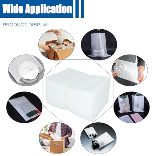 50PCS Cushion Foam Pouches, 12" X 14" Foam Wrap Bag, Foam Pouch for Packing, Moving,Storage and Shipping, Cushioning Moving Supplies for Extra Protecting Fragile Items - size: 12"X 14" 50PCS