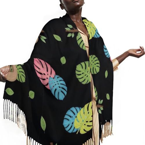 Ladies Warm Autumn Scarf Pashmina Wraps Shawl Winter Cozy - color: Picture (371)