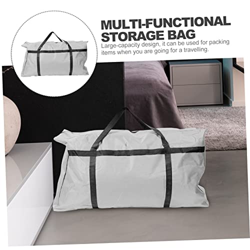 Beaupretty Large Capacity Oxford Cloth Storage Bag Multi-functional Packing Pouch for Travel Moving Gym and Home Organization for Clothes Quilts and