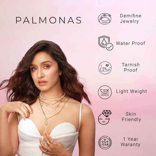 PALMONAS Minimalist Golden Ripple Snake Bracelet for Womens Waterproof & Anti-Tarnish