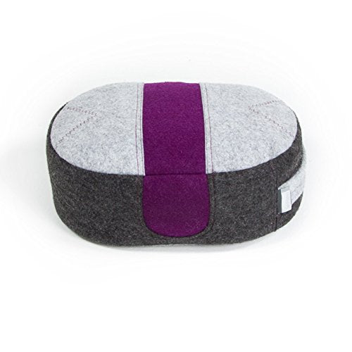 Ume Meditation Cushion (Dark Grey Side) - color: Dark Grey Side