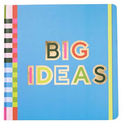 C.R. Gibson J3N1S-25650 Signature N Squared Big Ideas 3-in-1 Blank, Dot Grid, and Lined Journal with 480 Pages, 8.5" x 8.5", Multicolor - style: Big Ideas