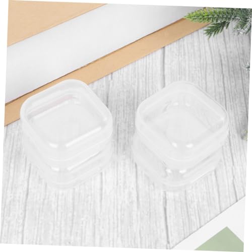 SHERCHPRY Stylish Pp Plastic Storage Boxes 20pcs Jewelry Organizer Desktop Case Home Office School Container (35x35x18mm)
