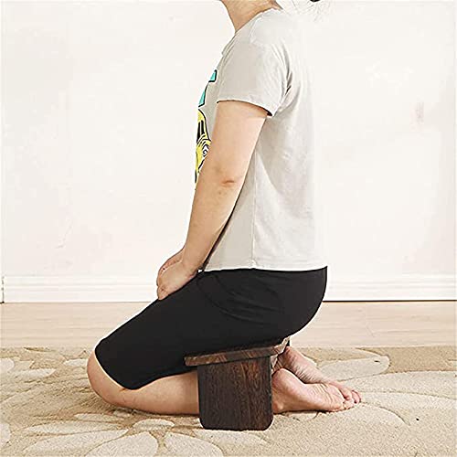 Corrosion Resistant Folding Meditation Bench, Contemporary Prayer Stool with Angled Legs for Extended Practice, for Yoga, Meditations, Prayer, Seiza, Kids