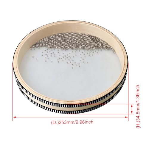 10inch Natural Ocean Drum Wave Bead Sea Sound Drum Musical Instrument Percussion