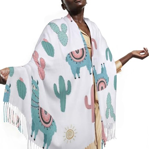 Big Oversized Long Scarves Pashmina Shawl Wrap Women gifts - color: Picture (652)
