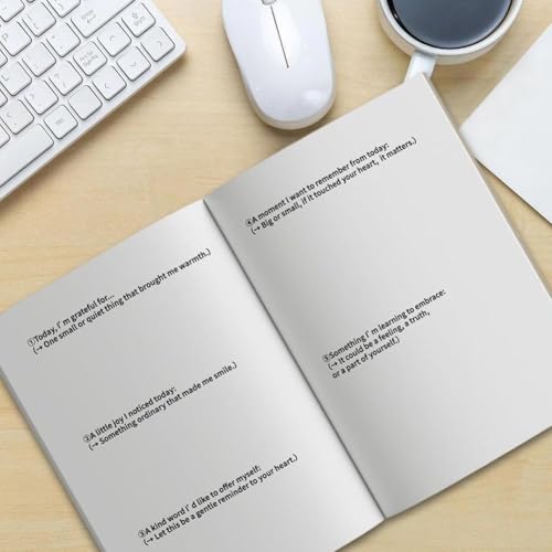 Let It Unfold Journal, 15-Week Guided Mental Health & Mindfulness Journal for Emotional Healing, ACT Therapy Workbook, Gratitude & Wellness Hardcover Notebook (1pcs)