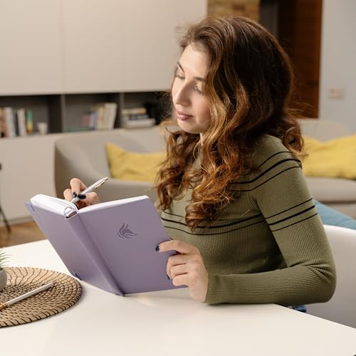 Clever Fox One Line A Day Journal – 5-Year Memory Notebook – Daily Time Capsule Diary for Women & Men –Five-Year Day-by-Day Planner (Lavender) - color: Lavender
