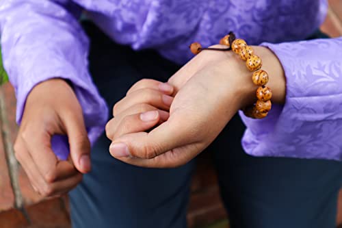 Hands Of Tibet Tibetan Mala Bodhi Seed Wrist Mala Bodhi Seed Beads From Bodh Gaya India BSM-24