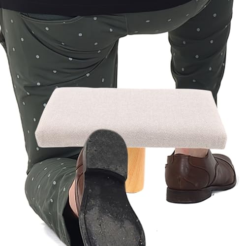 Levemolo Stool with Cushion Portable Wooden Balance Chair Seiza Bench for Adults Over 150cm Height Prayer and Seating