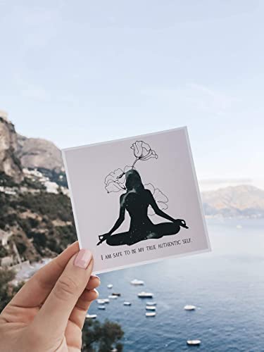 Lamare Positive Affirmation Cards for Women - Meditation Cards and Daily Affirmations for Women I 40 Motivational Cards, Inspirational Cards, Mindfulness Card for Spiritual and Mental Health gifts - size: 4.7 X4.7 inch (Pack of 2), style: Original Affirma