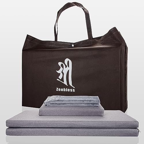ZenBless Yoga Meditation Cushion Set,Large Square Meditation Floor Pillow, Meditation Mat and Pillow Set for Sitting on Floor,Zafu and Zabuton Accessories(31.5") - size: Square 31.5"