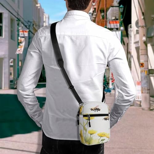 Stylish Messenger Bags Easy to Clean, Sling Backpack with Zipper, Crossbody Bag for Gym - color: Picture(346)