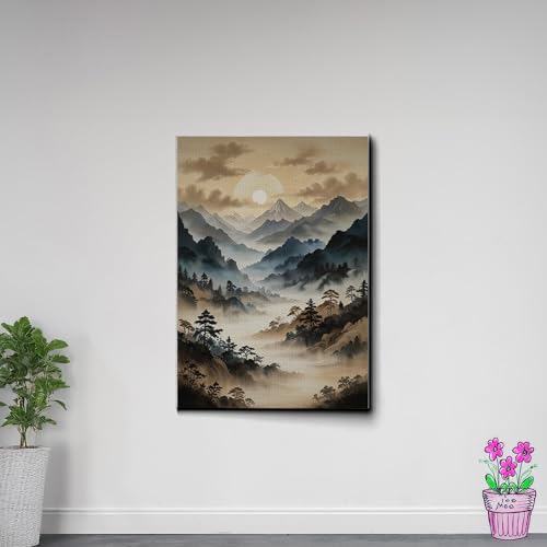 Japanese Wall Art, Minimalist Wall Art, Neutral Abstract Art, Modern Minimalist, Zen Wall Art, Zen Printed Wall Art, Japanese Art Print, Decor Canvas, Arts
