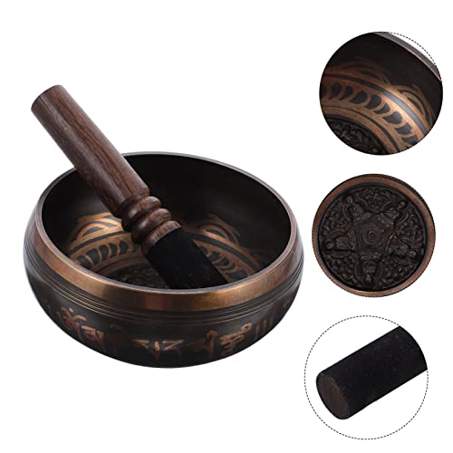 1set Nepal Bowl Meditation Meditation Bowl Sound Rod for Deep Relaxation
