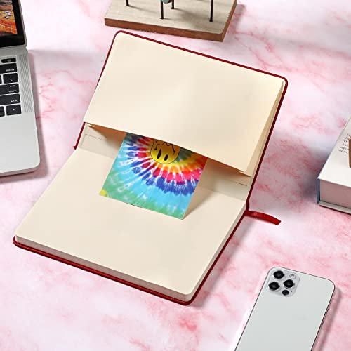 Artfan Ruled Notebook/Journal ā Premium Thick Paper Faux Leather Classic Writing Notebook with Pocket + Page Dividers Gifts, Banded, Large, 144 Pages, Hard Cover, Lined (5.8 x 8.4) - Red - color: Red2